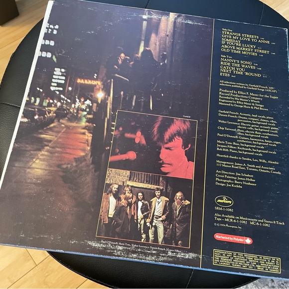 GARFIELD-- 'Strange Streets' 1976 LP VINYL EXCELLENT Rare Canadian Early Release - Picture 3 of 11